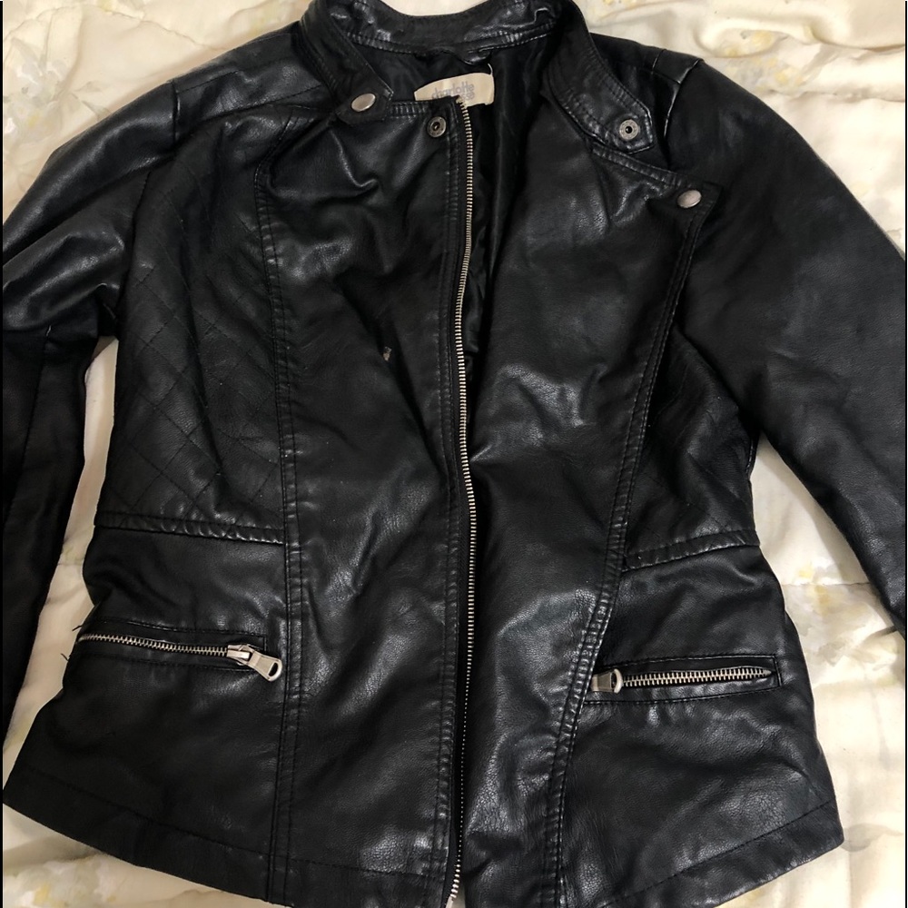 Charlotte Russe Black Leather Jacket
